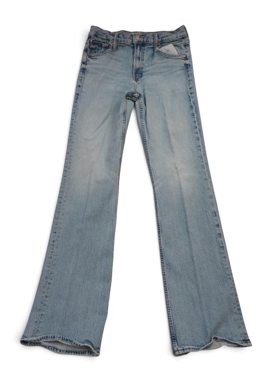 Mother Superior The Bookie Heel Jeans Womens 29x33 Light Wash High Rise Bootcut
